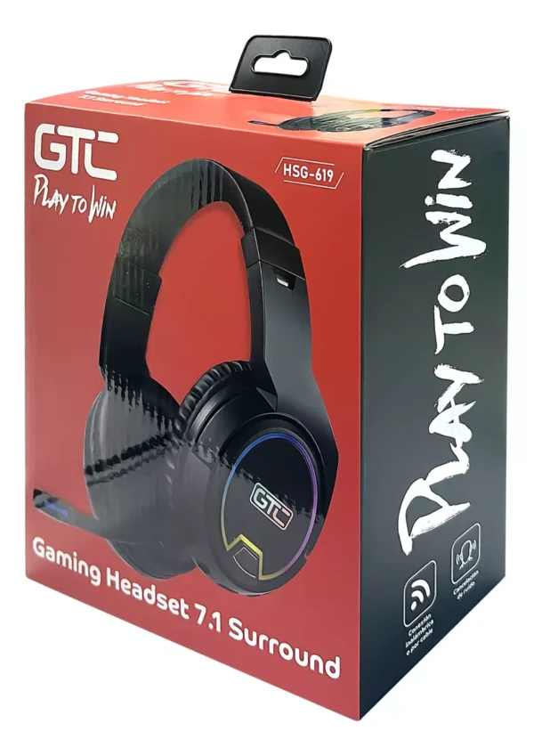 AURICULAR GTC PLAY TO WIN GAMINH 7.1 BT HSG-619 - Image 4