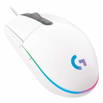 MOUSE GAMER LOGITECH G203 BLANCO 8000DPI RGB