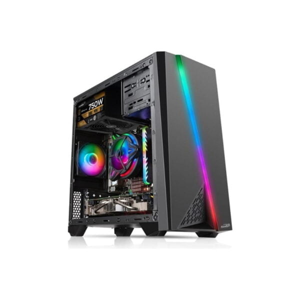 GABINETE SENTEY FS10 NEGRO S/F RGB