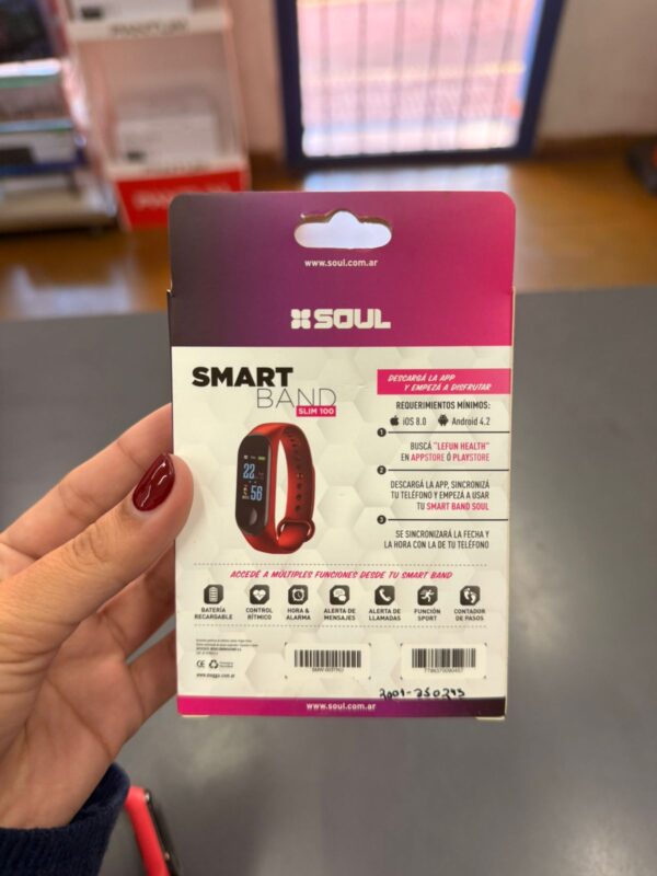 Smartband Soul Slim 100 Rojo - Image 4