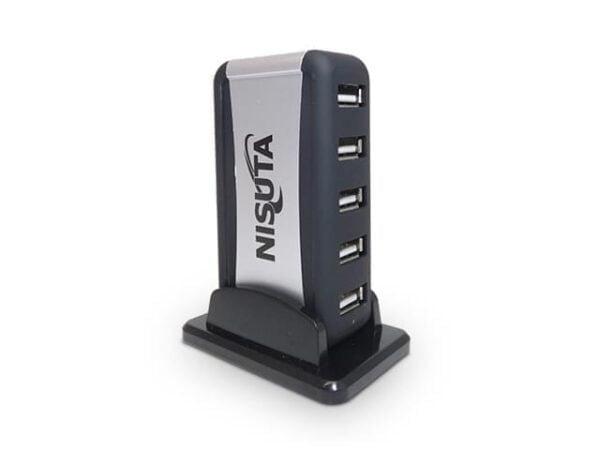 HUB USB 2.0 DE PUERTOS C/FUENTE NISUTA NS-0704