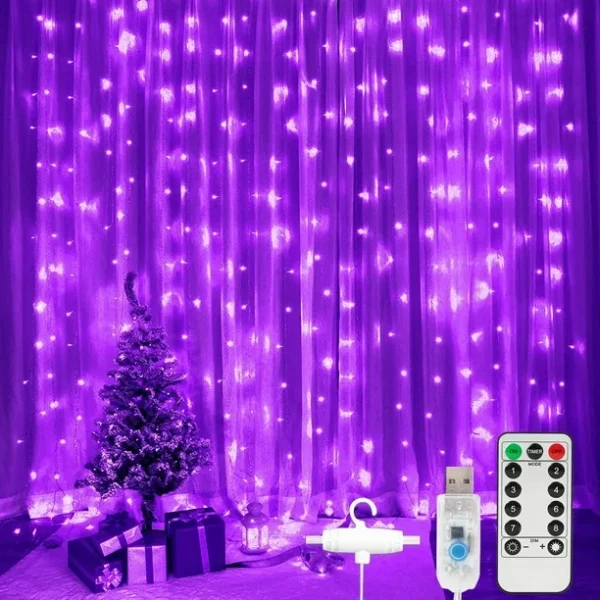 LUCES DECORATIVAS ETHEOS TIPO LLUVIA USB LED 3Mts