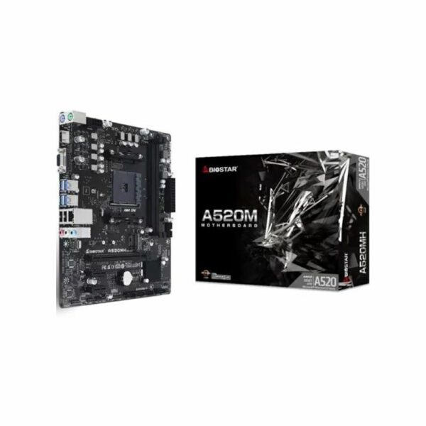 PLACA MADRE BIOSTAR AMD A520MH AM4