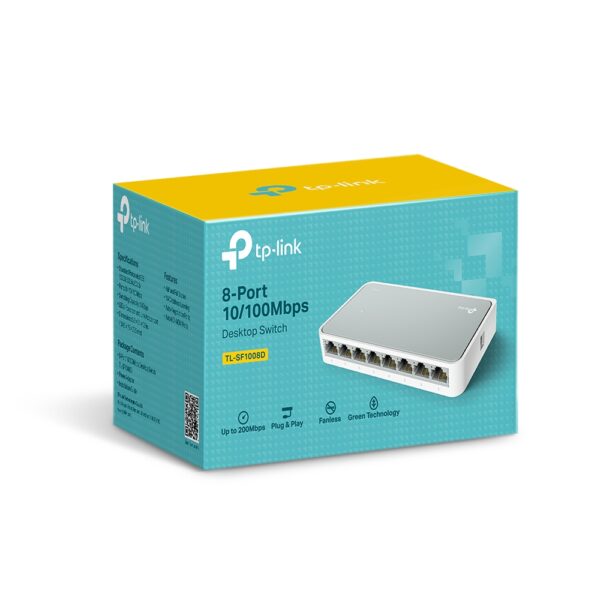 SWITCH 8 PTOS 10/100 TP-LINK TL-SF1008D - Image 3