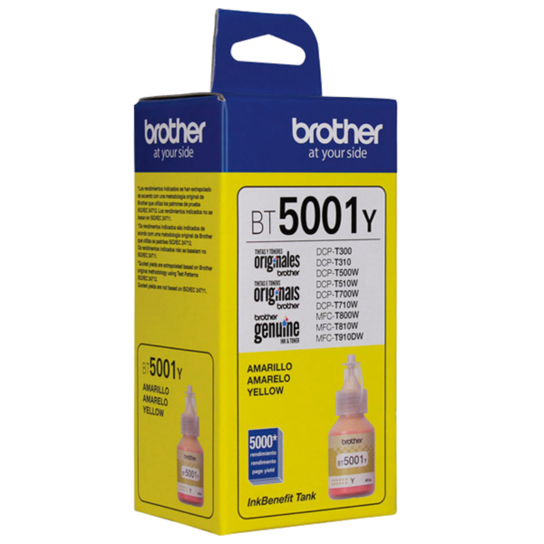 TINTA BROTHER BT5001 YE 48.8m T300/T500W/T700W/800 - Image 2