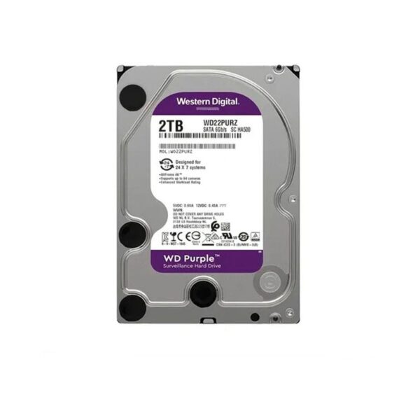 Disco Rigido 2tb Wd Purple Sata 6gb/s