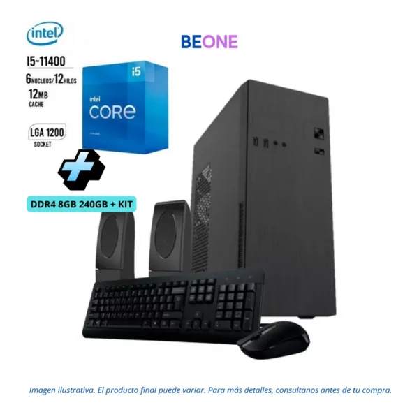 PC ARMADA BeOne I5-10400 DDR4 8GB 240GB + KIT