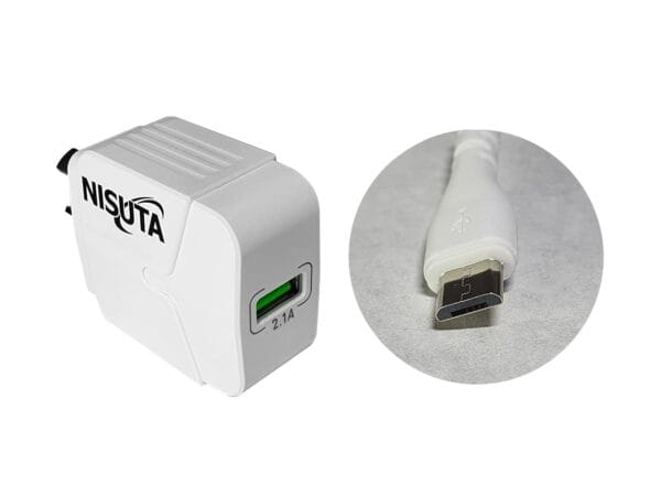 CARGADOR DE CELULAR NISUTA MICRO USB NS-FU521UM - Image 3