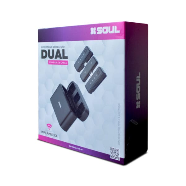 MICROFONO CORBATERO BT DOBLE SOUL MIC-CDUAL