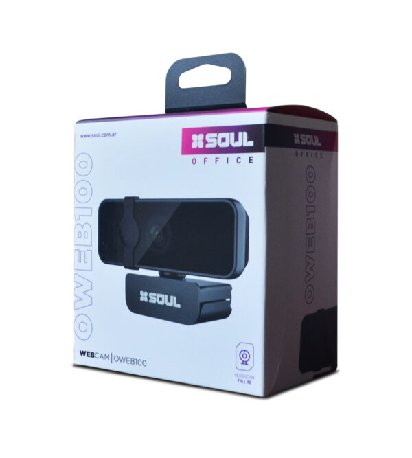 CAMARA WEB USB FULL HD WEBCAM SOUL OWEB100 - Image 2