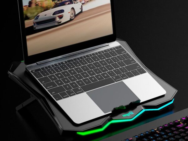 BASE DE NOT 17" LED RAINBOW COOLER NISUTA NS-CN93R - Image 2