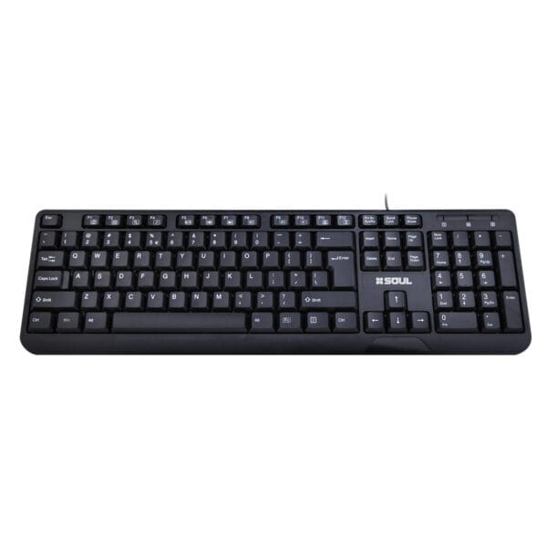 TECLADO USB SLIM K100 SOUL PER-OK100NE