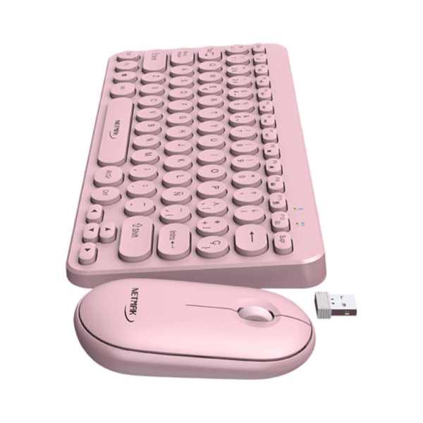 COMBO INAL TECLADO y MOUSE NETMAK NM-KB850-P ROSA - Image 2