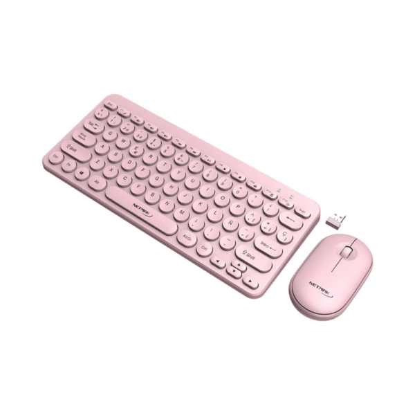 COMBO INAL TECLADO y MOUSE NETMAK NM-KB850-P ROSA - Image 3