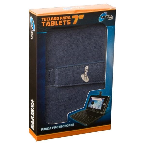 FUNDA PARA TABLET 7" CON TECLADO USB NOGA NKB-001 - Image 2