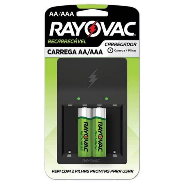 CARGADOR DE PILAS RAYOVAC +2 PILAS AA AAA/AA - Image 2