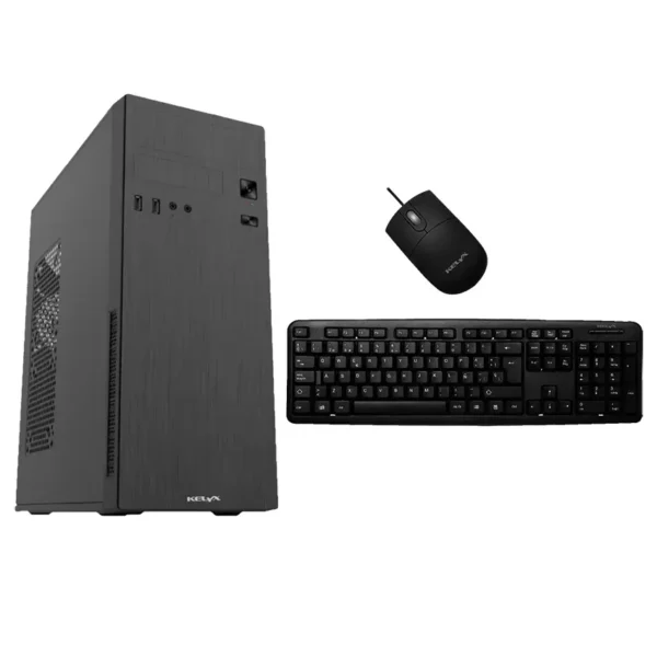 GABINETE + KIT KELYX LC728-12 500W TECLADO MOUSE