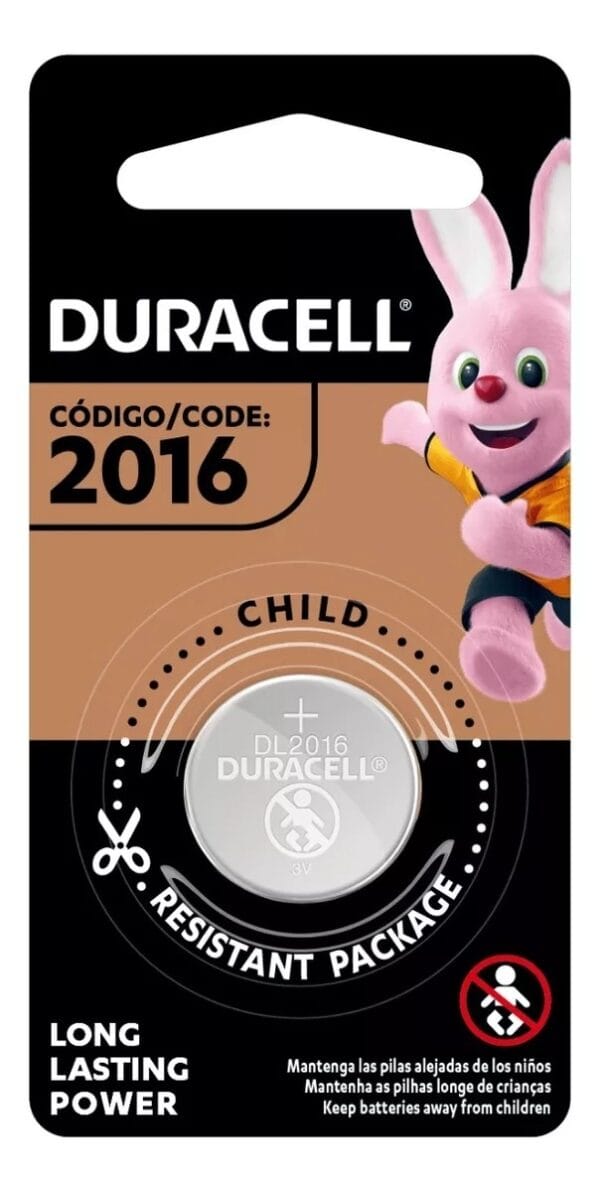 PILA DURACELL CR2016B BP5