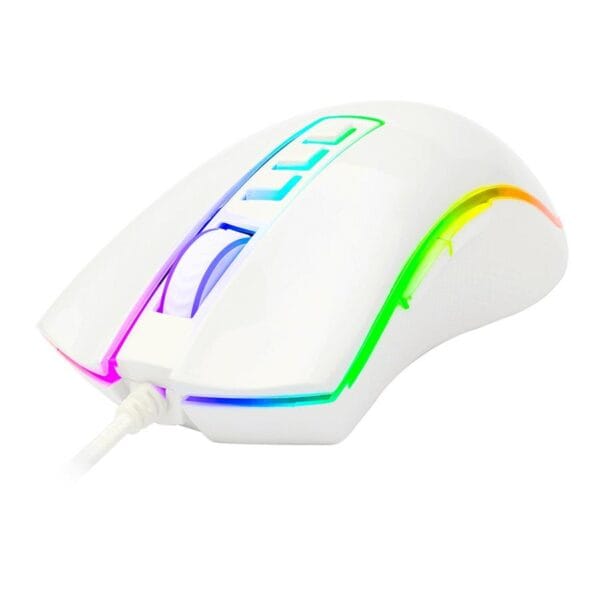 MOUSE GAMER RGB 10MIL DPI BLANCO REDRAGON COBRA M711W - Image 2