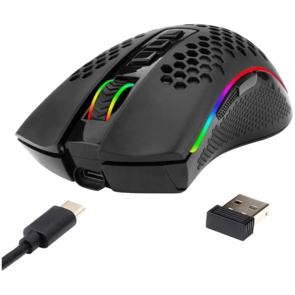 MOUSE GAMER DUAL RGB 16MIL DPI REDRAGON STORM PRO - Image 2