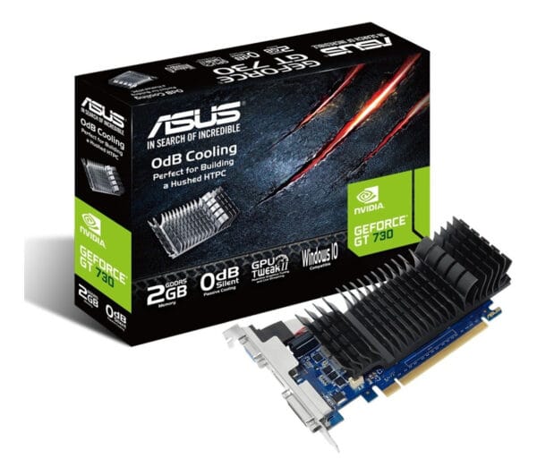 PLACA VIDEO ASUS GEFORCE GT 730 NVIDIA GDDR5 2GB