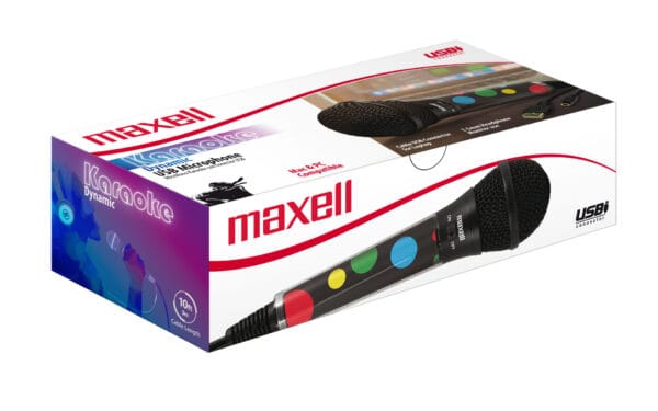 MICROFONO MAXELL USB KARAOKE 3.5mm - Image 2