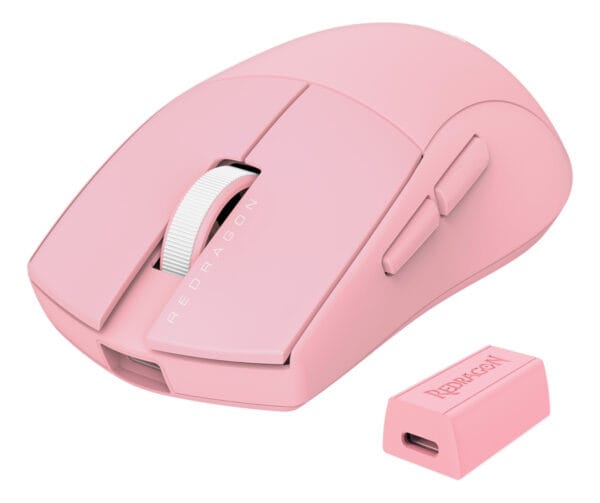 MOUSE GAMER 3MODOS REDRAGON K1NGPRO 26000DPI ROSA - Image 2