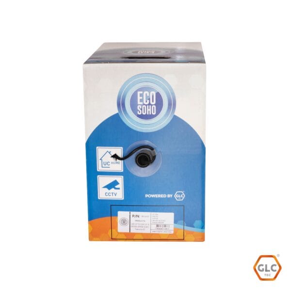 CABLE UTP CAT 5E EXTERIOR 305Mts GLC ECO SOHO CAJA - Image 2