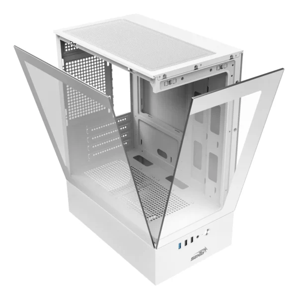 GABINETE GAMER SENTEY H10 ARGB BLANCO 6100-ARGB - Image 2