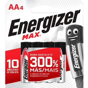PILA AAx4 ENERGIZER MAX X4u. AA4 AABP4