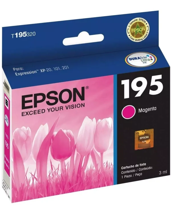 CARTUCHO O EPSON T195320 MAGENTA XP-20/101/201