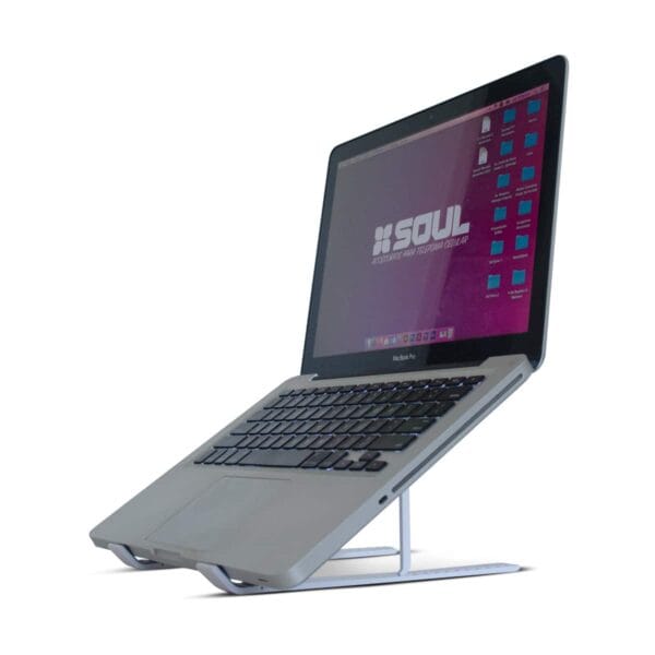 SOPORTE DE NOTEBOOK PLEGABLE GRIS SOUL SOP-ZB11PL - Image 2