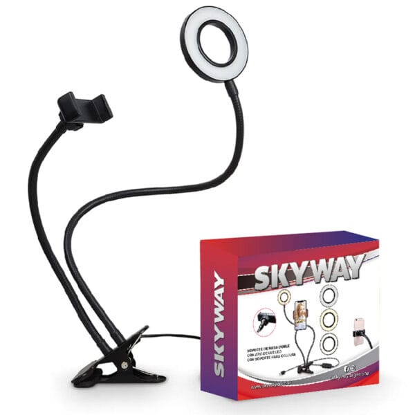 SOPORTE FLEXIBLE CON CLIP DE CELULAR SKYWAY GM3879 - Image 2