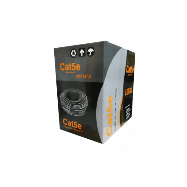 CABLE UTP CAT 5e LETOS EXTERIOR CAJA CERRADA 305mt