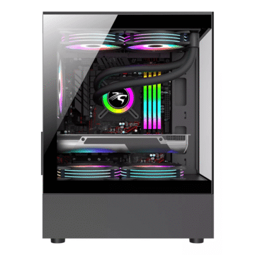 GABINETE GAMER SENTEY H10 NEGRO 6100-SF
