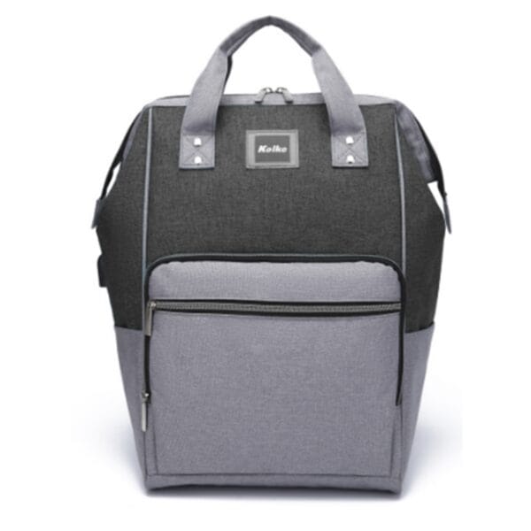 MOCHILA P/NOTEBOOK 15,6" USB WATERPROOF GRIS KOLKE