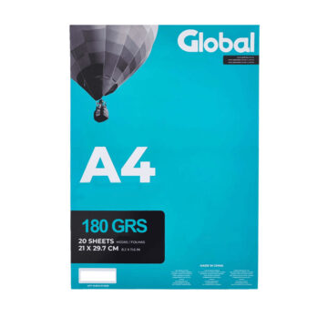 PAPEL FOTOGRAFICO GLOSSY GLOBAL A4 180grs