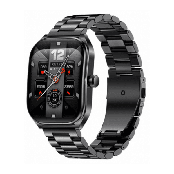 SMARTWATCH NETMAK CURVO METALICO NEGRO NM-DYNAMIC