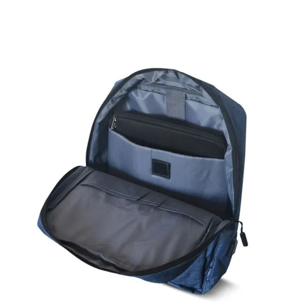 MOCHILA SOUL S01 + CARGA USB NOTEBOOK 15,6 AZUL - Image 3