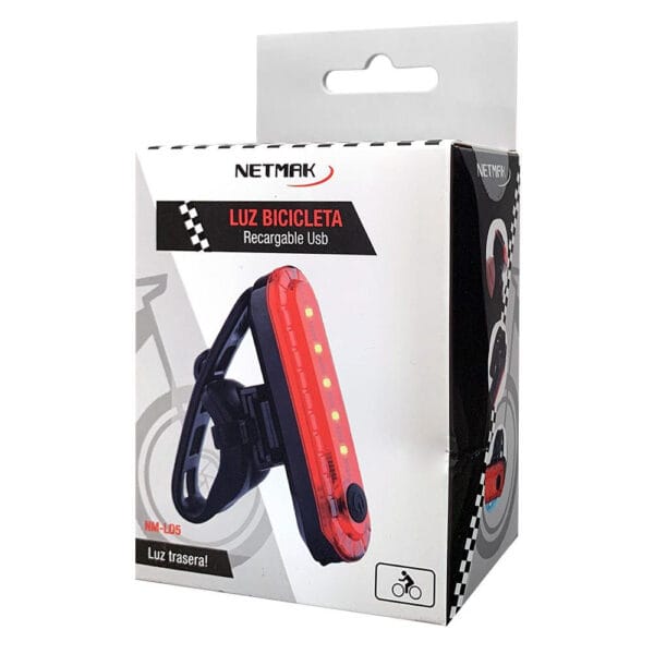 LUZ LED ROJA NETMAK PARA BICI NM-LD5 - Image 2