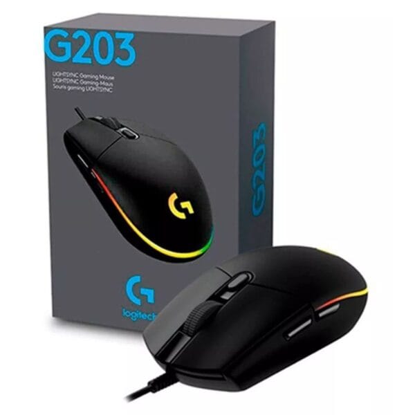 MOUSE GAMER LOGITECH G203 NEGRO 8000DPI RGB - Image 4