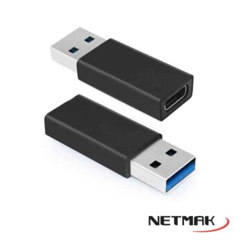 ADAPTADOR USB-C H a USB 2.0 M NETMAK NM-UC