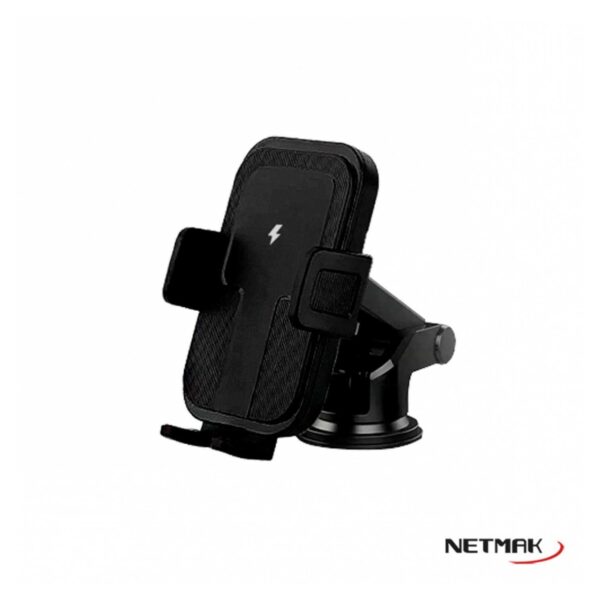 SOPORTE DE CELULAR CARGA INAL P/AUTO NETMAK NMHC42 - Image 2