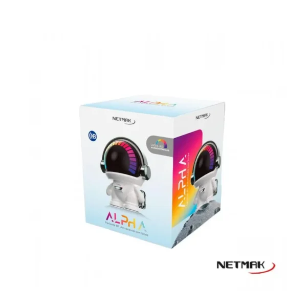 PARLANTE BT ROBOT AUDIORITMICO RGB NETMAK NM-ALPHA - Image 2