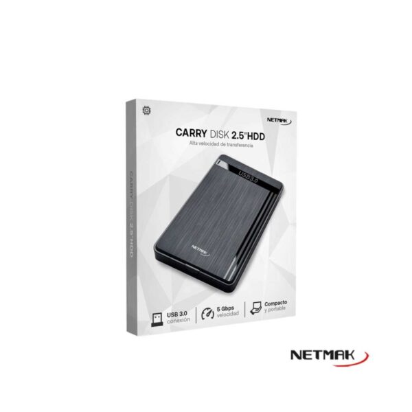 CADDY DISK USB 3.0 2.5 HDD SATA NETMAK NMCASE3 - Image 2