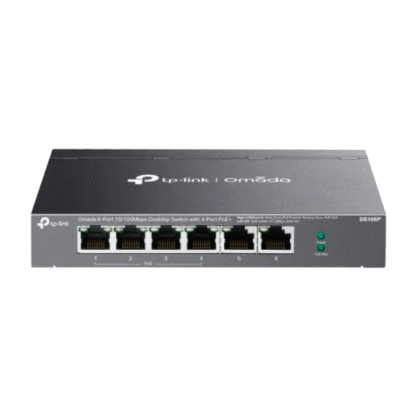 SWITCH 6 PTOS TP-LINK DS106P PoE+ 10/100Mbps OMADA - Image 2