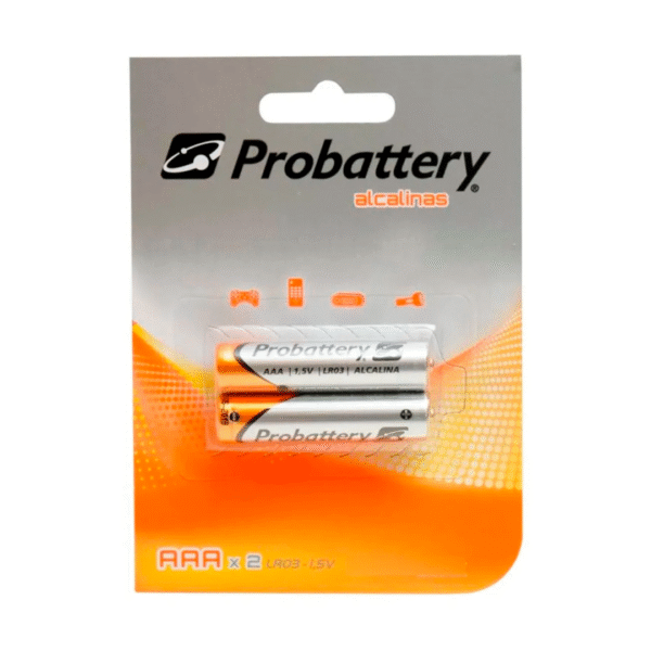 PILA AAAx2 PROBATTERY ALCALINAS LR03 1.5V