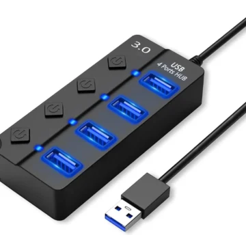 HUB USB 3.0 4 PUERTOS INT.CO KQ008H 5Gbps