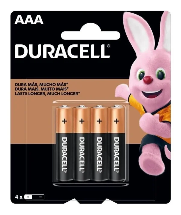 PILA AAAx4 DURACELL ALCALINA BP4