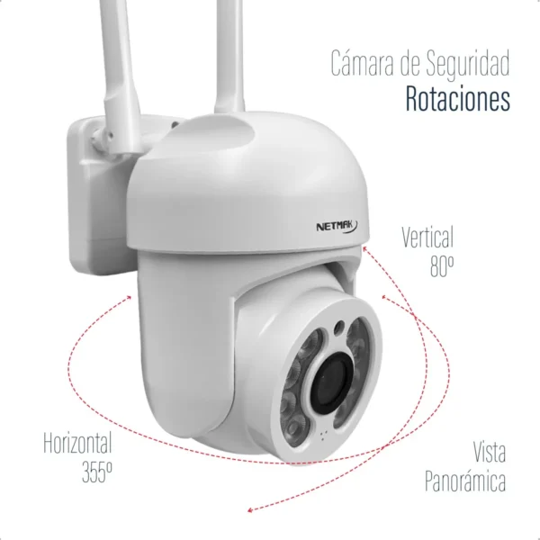 CAMARA IP WIFI FHD 1080p EXTERIOR NETMAK NM-IPCAM3 - Image 6